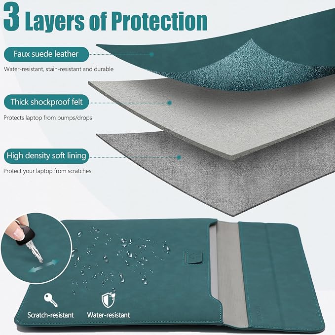 HYZUO 15 Inch Laptop Sleeve Case - Image 3