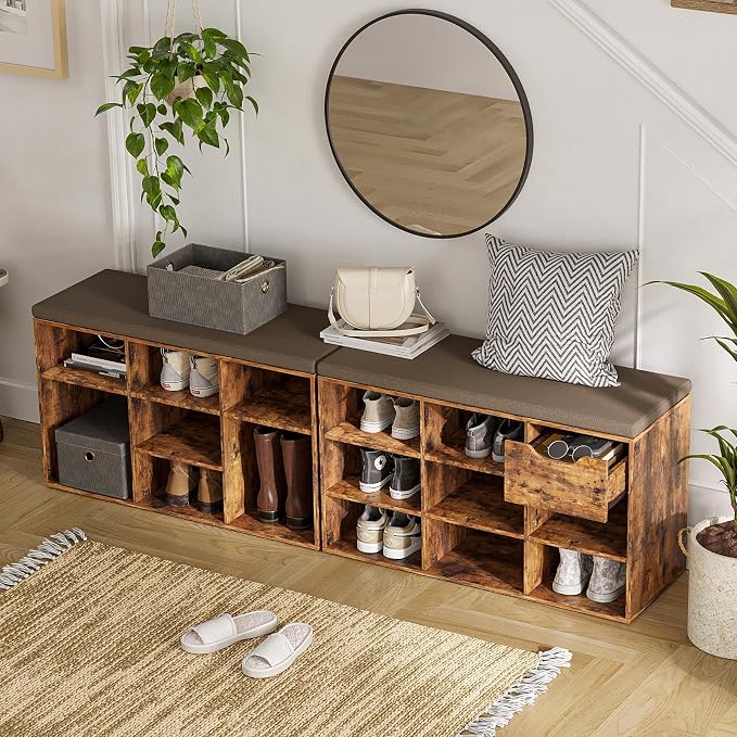 DINZI LVJ Shoe Storage Bench - Image 2