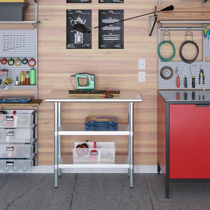 AmGood Stainless Steel Work Table - Image 7