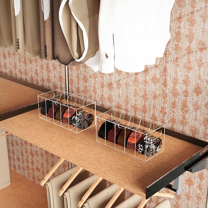 Acrylic Belt Organizer Holder for Closet - Image 5