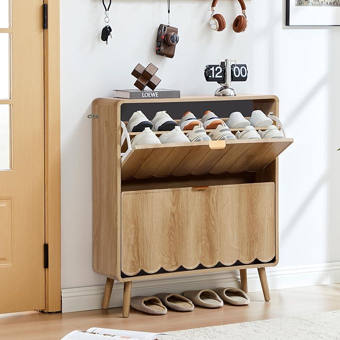Shoe Storage Cabinet for Entryway by ORRD