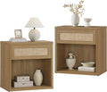 SICOTAS Night Stand Set of 2 26" Wide Large Nightstands by SICOTAS