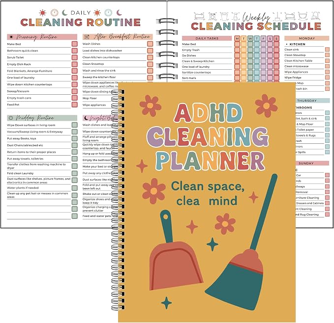 ADHD Cleaning Planner | Home Cleaning Schedule by Unknown