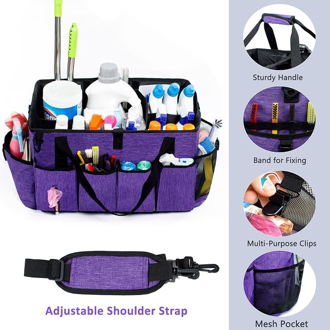XL Professional Cleaning Caddy for Cleaning Suppliers, Cleaning Organizer - Image 3