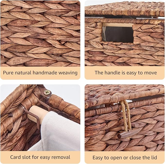 Handwoven Large Laundry Hamper - Image 8