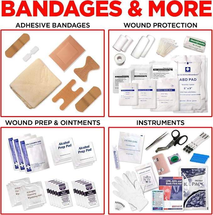 Ever-Ready Industries Outdoor Protection and Workplace First Aid Kit - Image 3