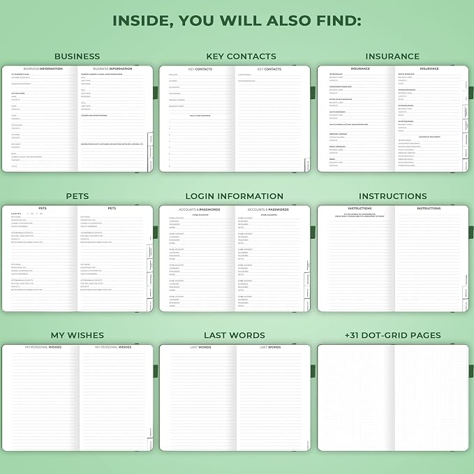 Clever Fox End of Life Planner – Final Arrangements Organizer - Image 6