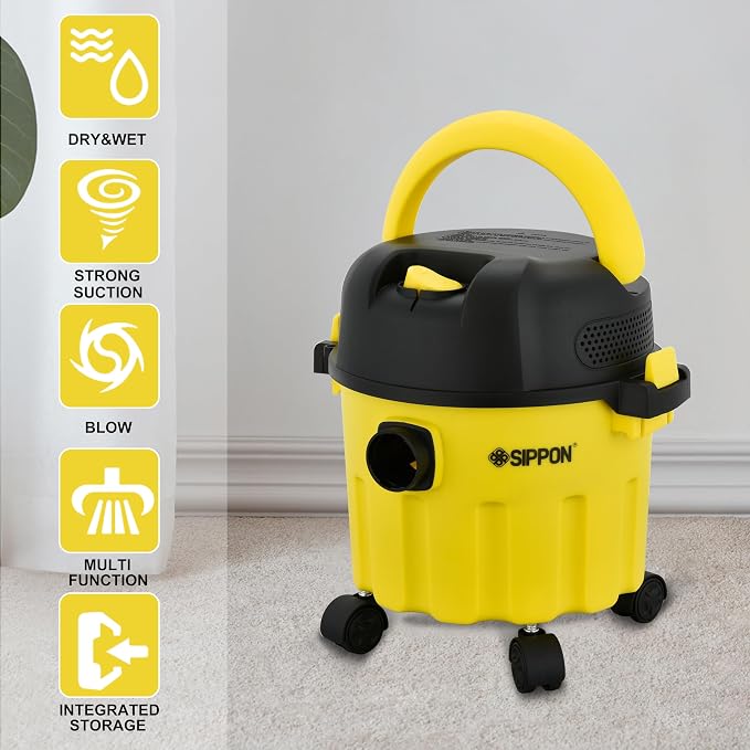 Wet-Dry Vacuum, 3-in-1 Portable Shop Vacuum Cleaner - Image 7