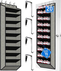 [Improve Over The Door Shoe Organizer, Extra Large 10 Tiers, Over Door Shoe by Zebricolo