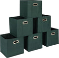 Household Essentials Foldable Fabric Storage Cubes 6-Pack – 11x11x11 Stackable by HouseholdEssentials