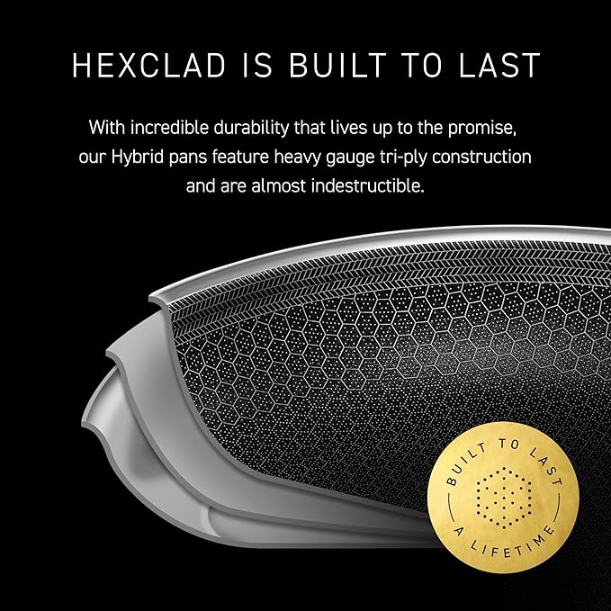 HexClad Hybrid Nonstick 2-Quart Saucepan - Image 5
