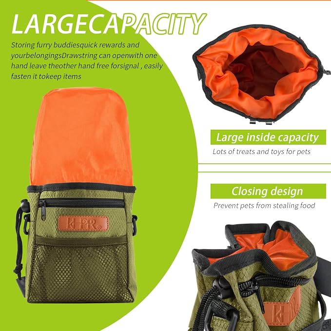 Dog Treat Training Pouch Easily Carries Pet Toys Kibble, Treats Built-in Poop - Image 5