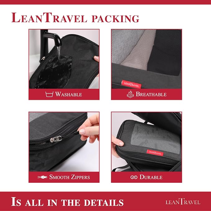 LeanTravel Compression Packing Cubes - Image 4
