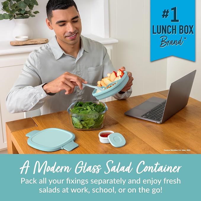 Bentgo Glass All-in-One Salad Container - Image 2