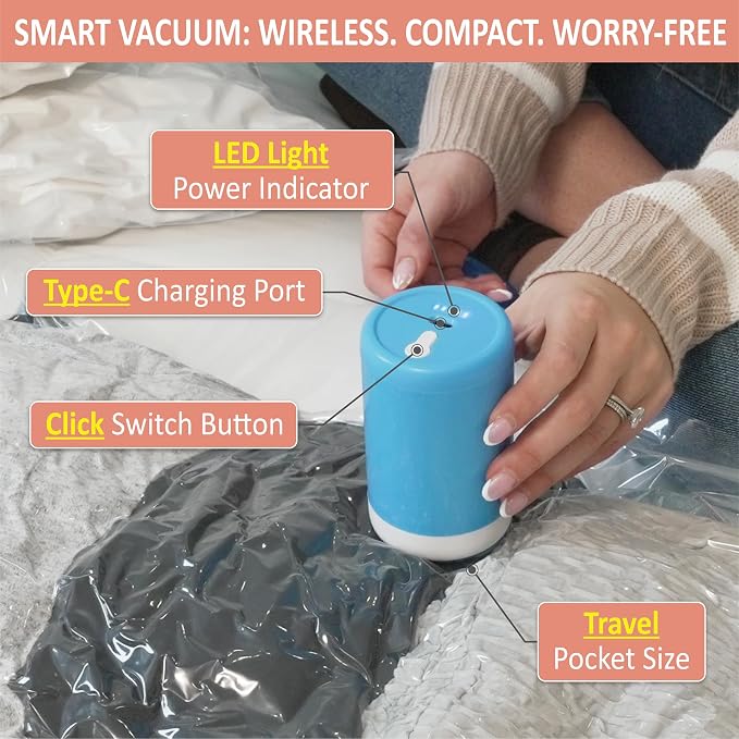 16 Pack Travel Vacuum Storage Bags - Image 5