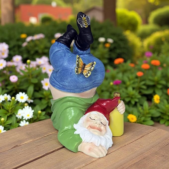 Gnome Hide a Key Outside Funny Dwarf Key Hider Outdoor Containers Box - Image 5
