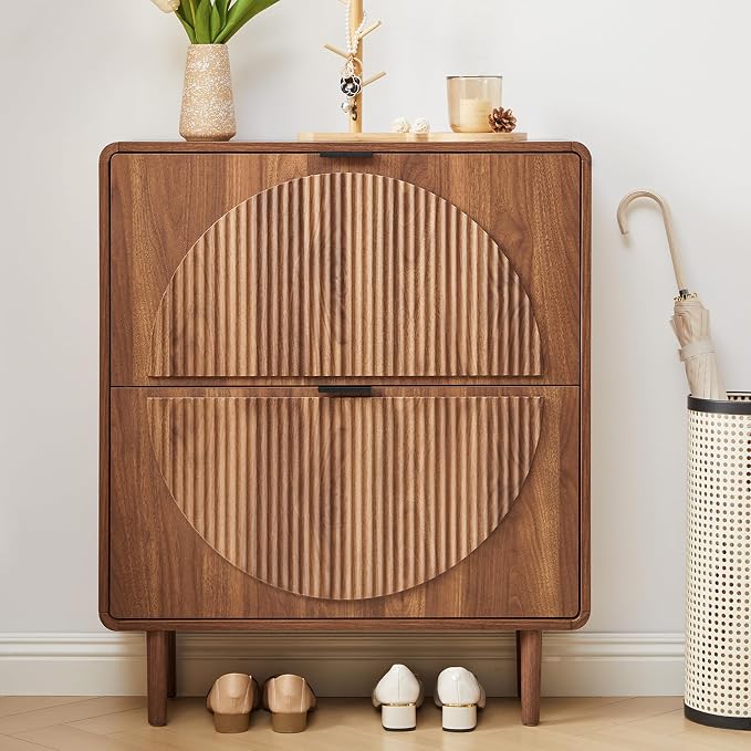 Turtle&Myrtle Modern Shoe Storage Cabinet by Unknown