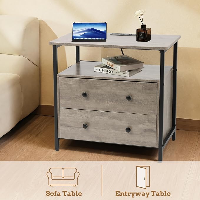 27 inch Wide Night Stand Set 2 - Image 8