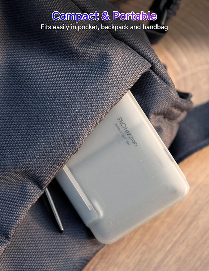 PROfezzion 24 Slots Water-Resistant & Anti-Shock Memory Card Case - Image 5