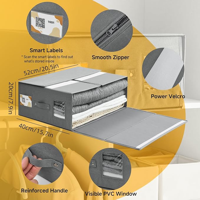 2 Pack Large Sheet Organizers and Storage - Image 2