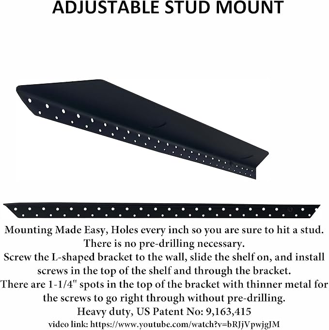 joelsantiques 48 Inch Wooden Floating Shelves - Image 8