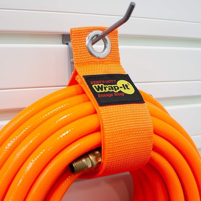 Heavy-Duty Wrap-It Storage Straps, Blaze Orange - Image 9