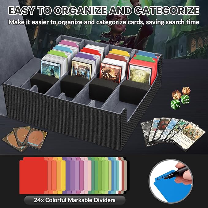 AOBOPLE Trading Card Storage Box, 3200+ Card Box Storage - Image 4