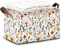 Decorative 32L Mushroom Storage Bins by Oeaskly