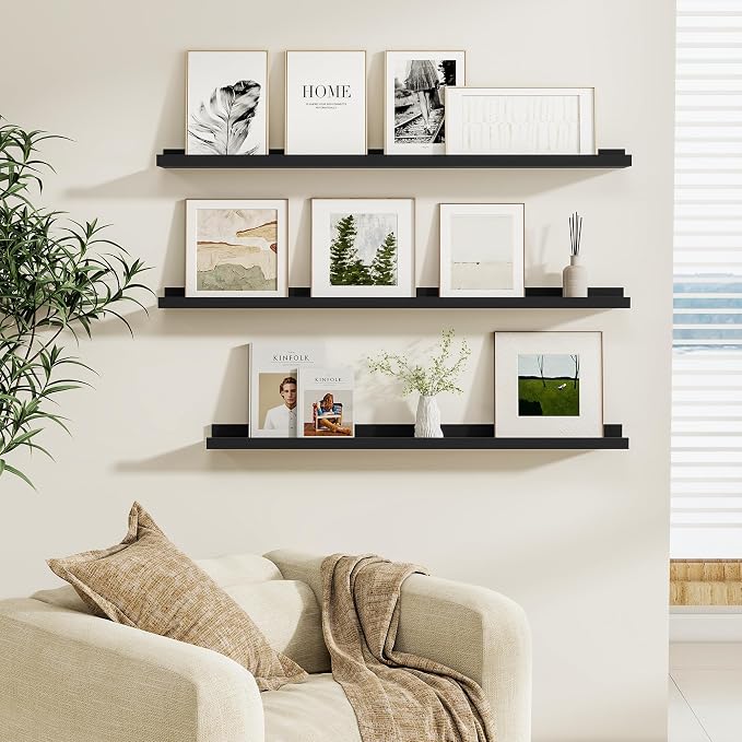 Fun Memories Picture Ledge Shelf, 40 Inch Picture Shelves - Image 5