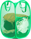 HOUSE AGAIN Pop Up Laundry Hamper, Strong Mesh Laundry Baskets Collapsible by HOUSEAGAIN