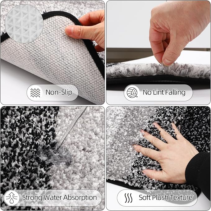 iMucci Bathroom Accessories Black Bathroom Sets - Image 4