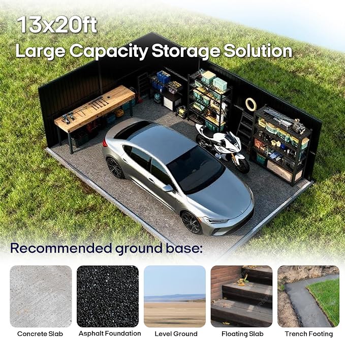 Outdoor Storage Shed 13x20 FT, Sheds & Outdoor Storage Clearance - Image 4