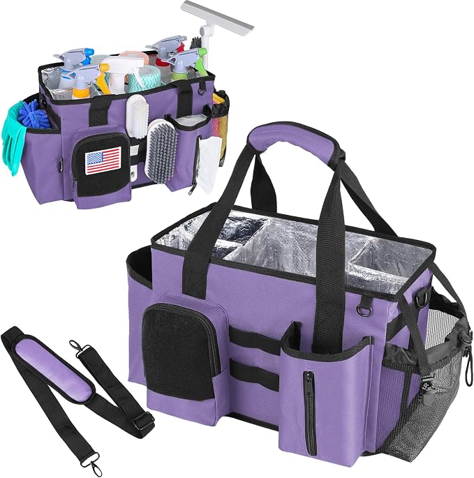 Wearable Cleaning Caddy Bag, Cleaning Organizer by Timoxi