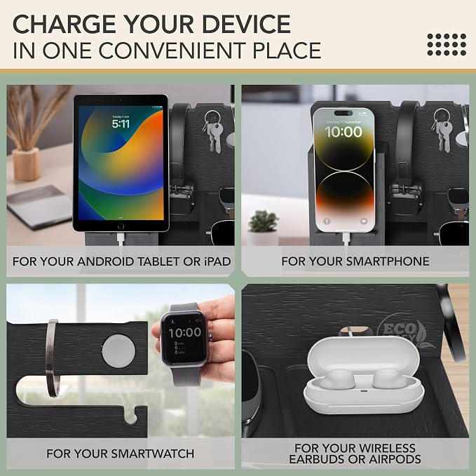 Nightstand Organizer- Bedside Docking Station - Image 5
