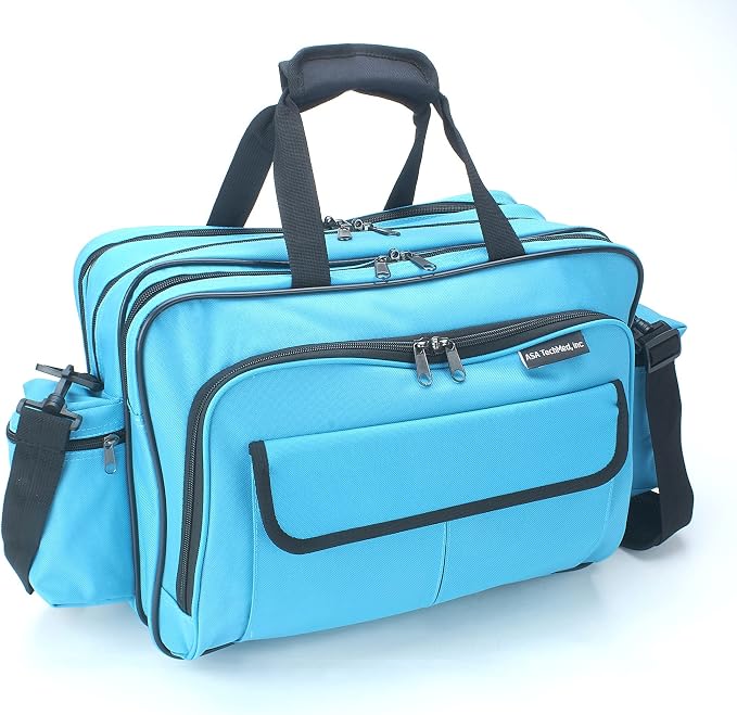 ASA TECHMED Nursing Bag with Compartments – Durable Medical Equipment Shoulder - Image 3