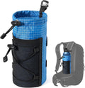 Large Water Bottle Holder Pouch Bag, Backpack Water Bottle Holder Mesh Bag by Neverwhy