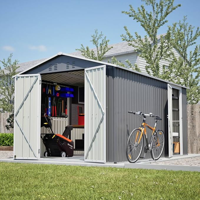 8 x 12 FT Outdoor Storage Shed by LZBEITEM