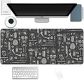 Human Skeleton Medical Mouse Pad, Large X Ray Mousepad Desk Pad by Unknown