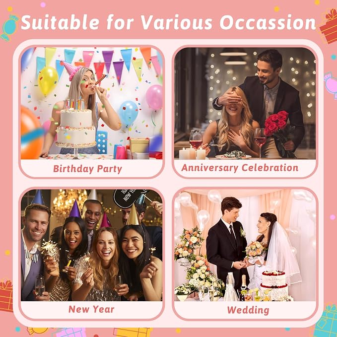 11" Acrylic Number Charcuterie Board Box, Reusable Fillable Number Cake Candy - Image 7
