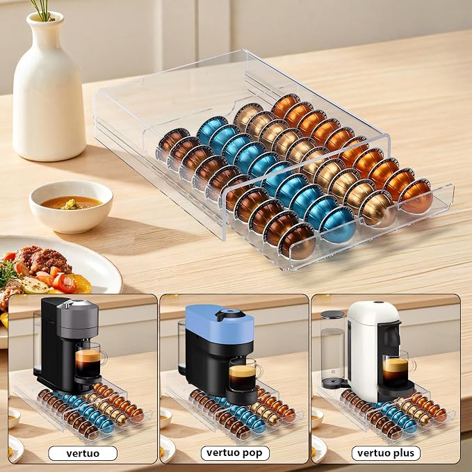 Clear Acrylic Coffee Pod Drawer - Image 5