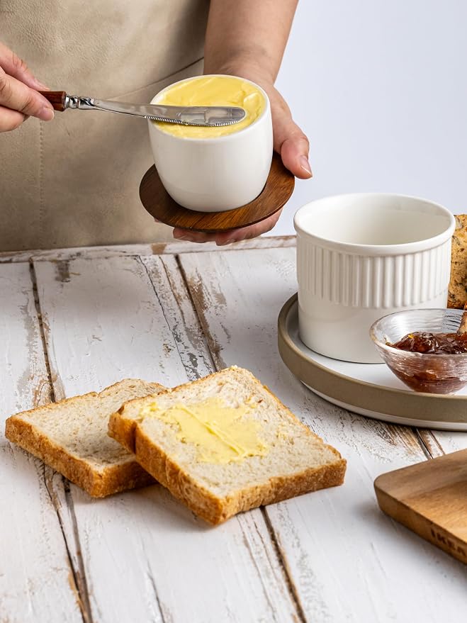 Ceramic Butter Crock, Butter Dish - Image 8