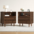 Mid-Century Modern Nightstands Set of 2 by RIHHA