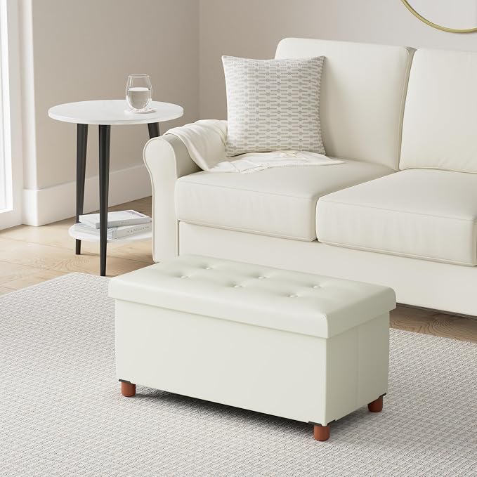 PINPLUS Linen Coffee Table Ottoman - Image 2