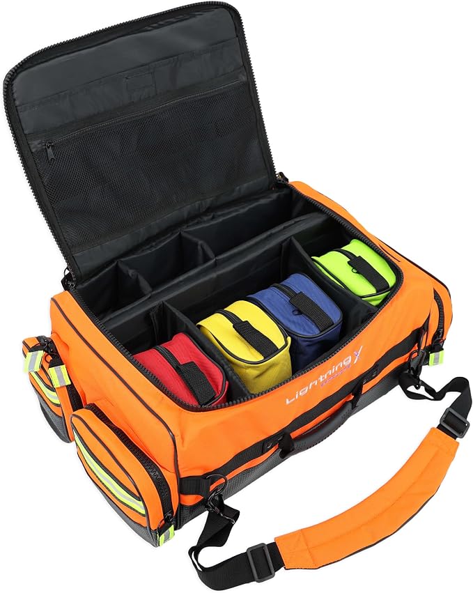 Lightning X Fully Stocked X-Tuff Modular Oxygen Trauma Bag w/ Removable - Image 3