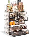 Sorbus Acrylic Makeup Organizer Set, 7-Drawer Vanity & Countertop Cosmetic by Sorbus