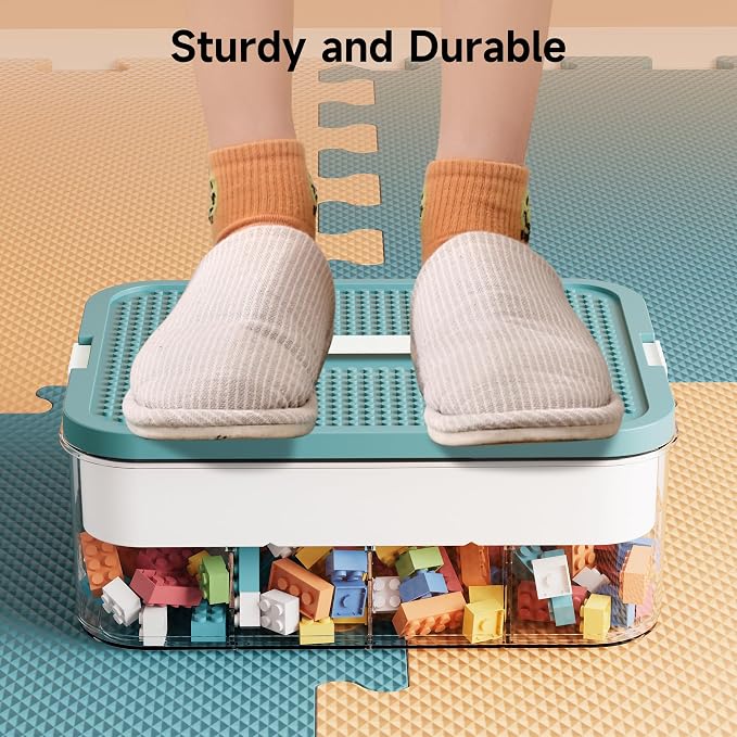 Organizers Storage Box for lego: Plastic Stackable Storage Case - Image 9