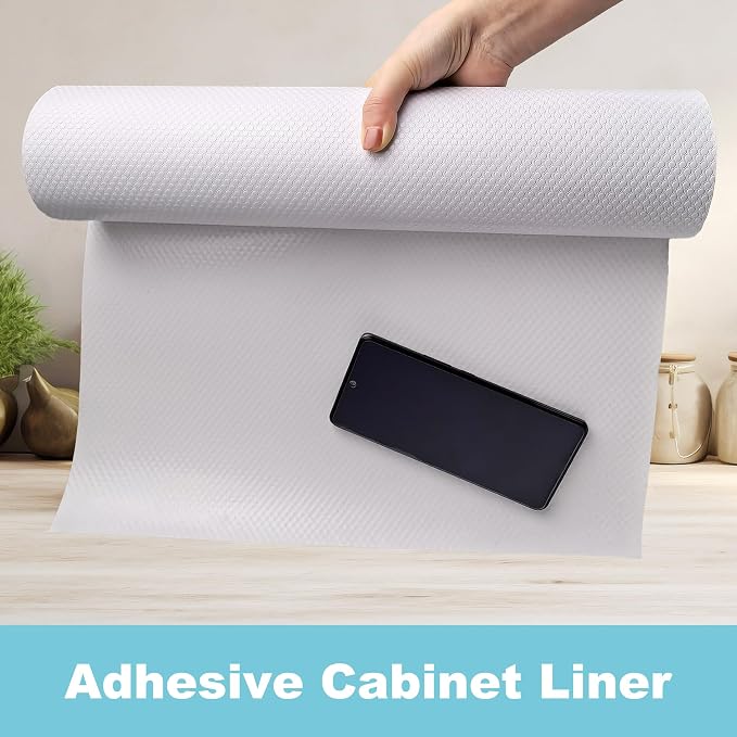 PABUSIOR Self-Adhesive Kitchen Cabinet Liner: Waterproof Peel and Stick Under - Image 4