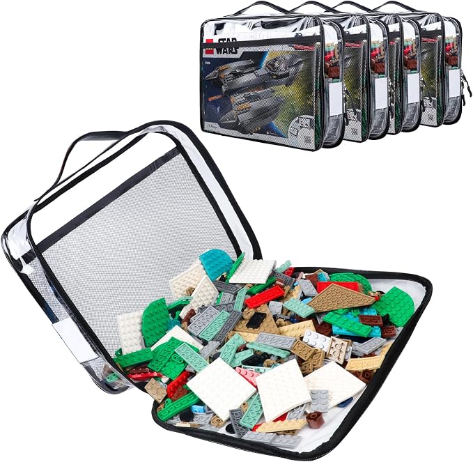 4 Pack Toy Storage Organizer Bag by Tesuko