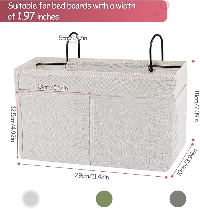 Bedside Caddy Hanging Storage - Image 2