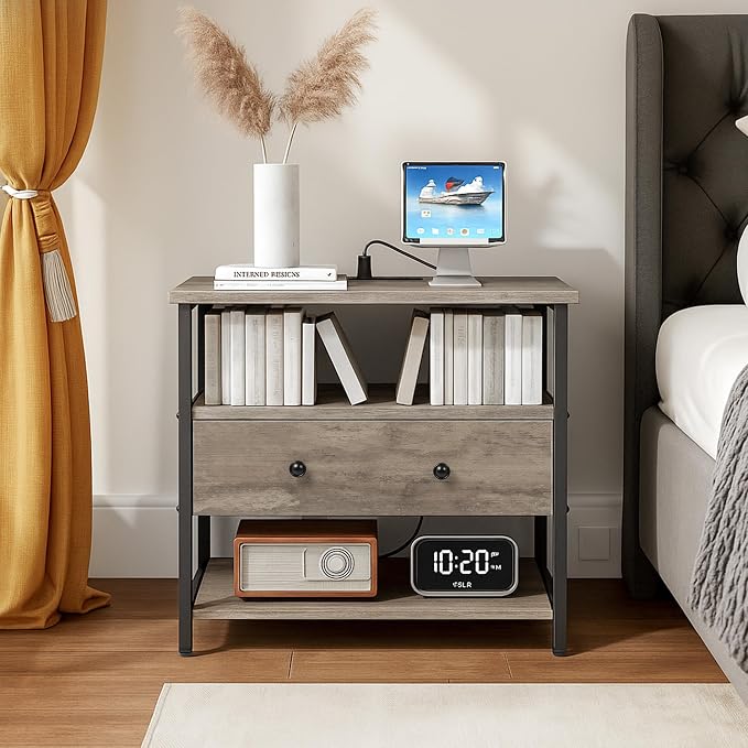 27 Inch Wide Night Stand Set 2 - Image 8